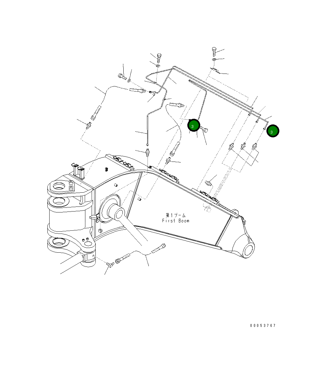 Трубка 208-70-71130 Komatsu