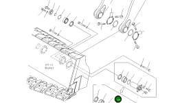 Уплотнение 42C-70-11750 Komatsu