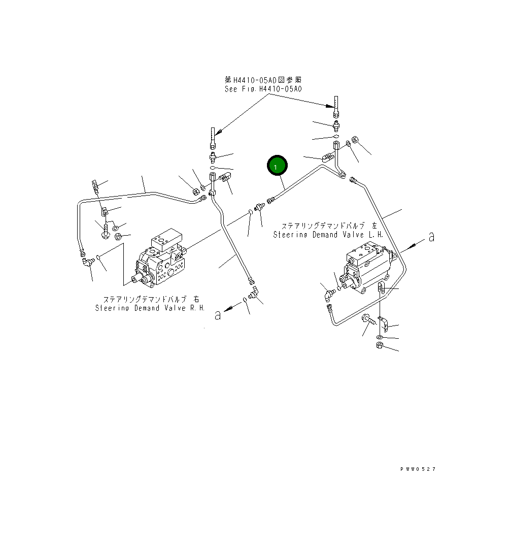 Трубка 42C-62-11511 Komatsu