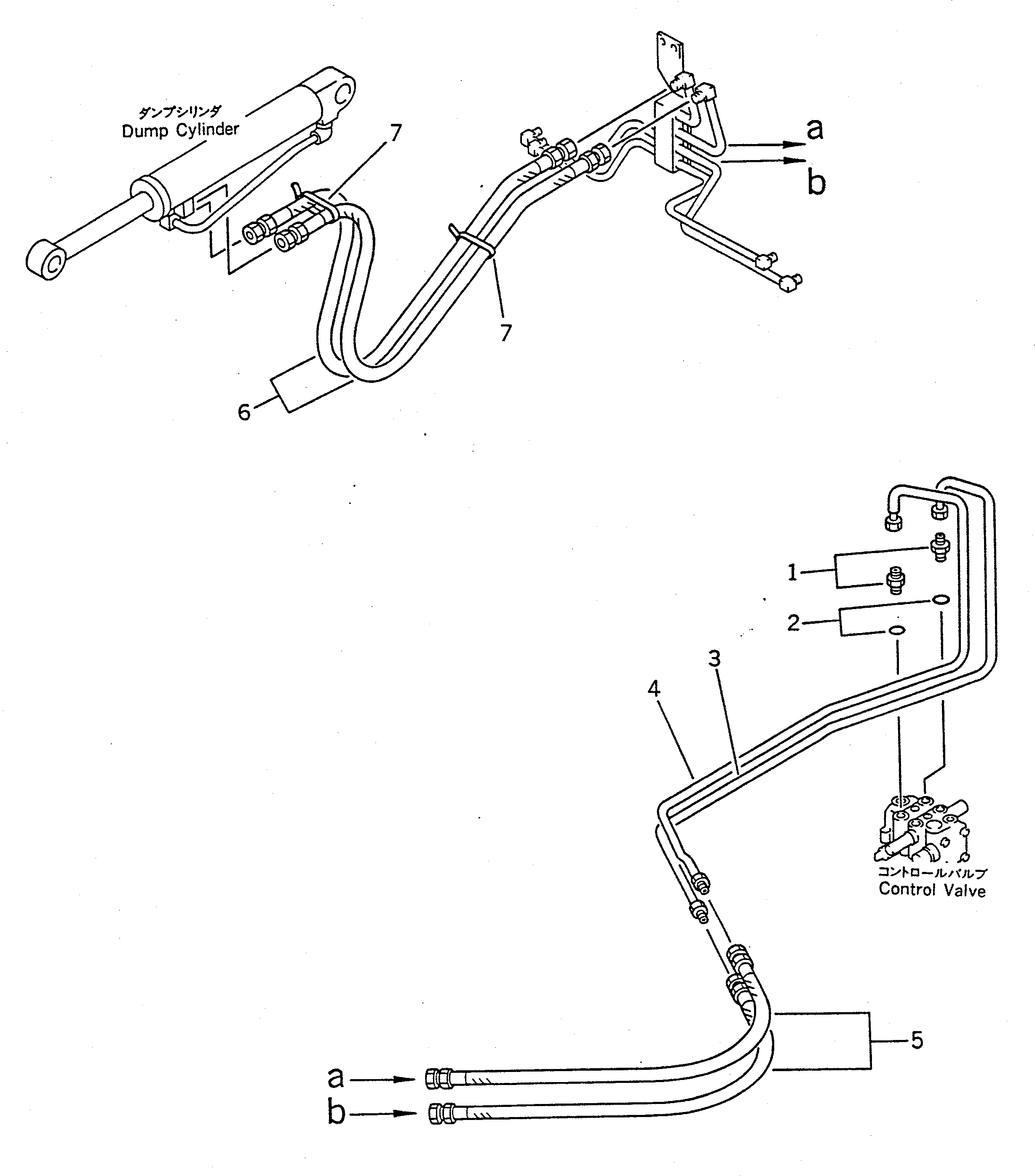 Трубка 361-62-14161 Komatsu