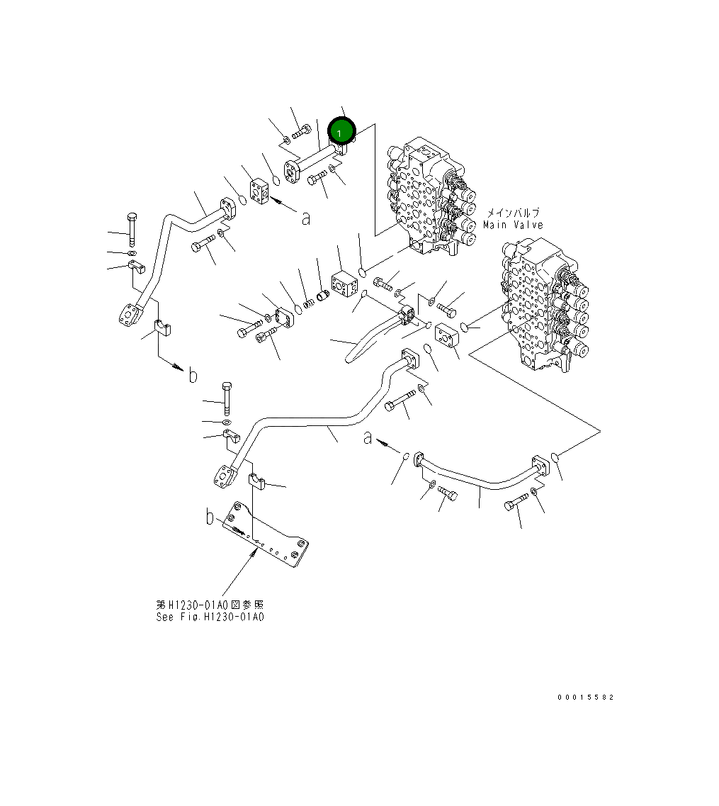Трубка 209-62-73310 Komatsu