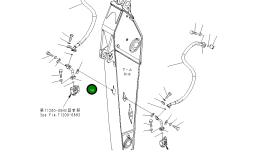 Трубка 208-970-7280 Komatsu