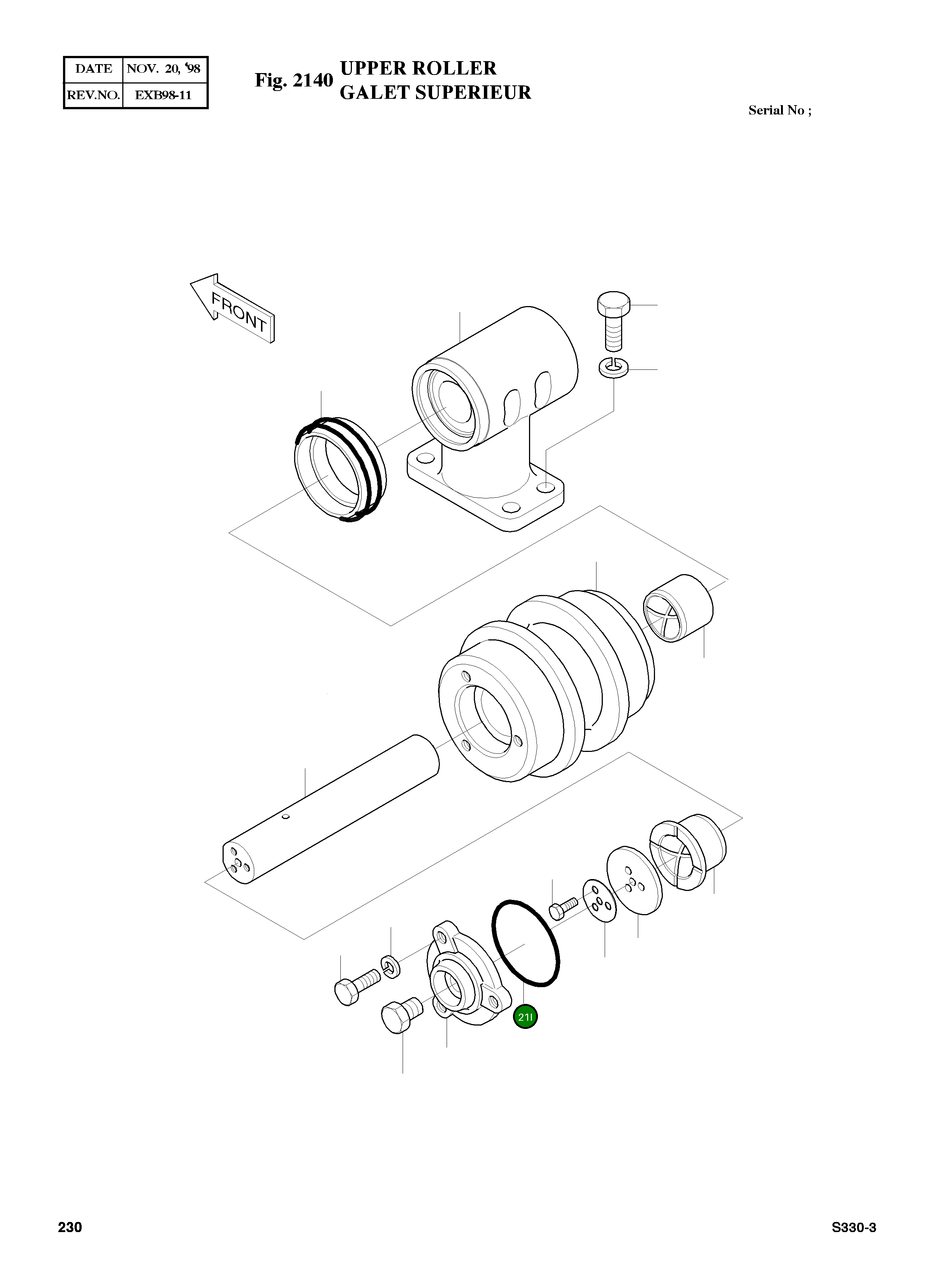 Уплотнительное кольцо 2180-6005 Komatsu