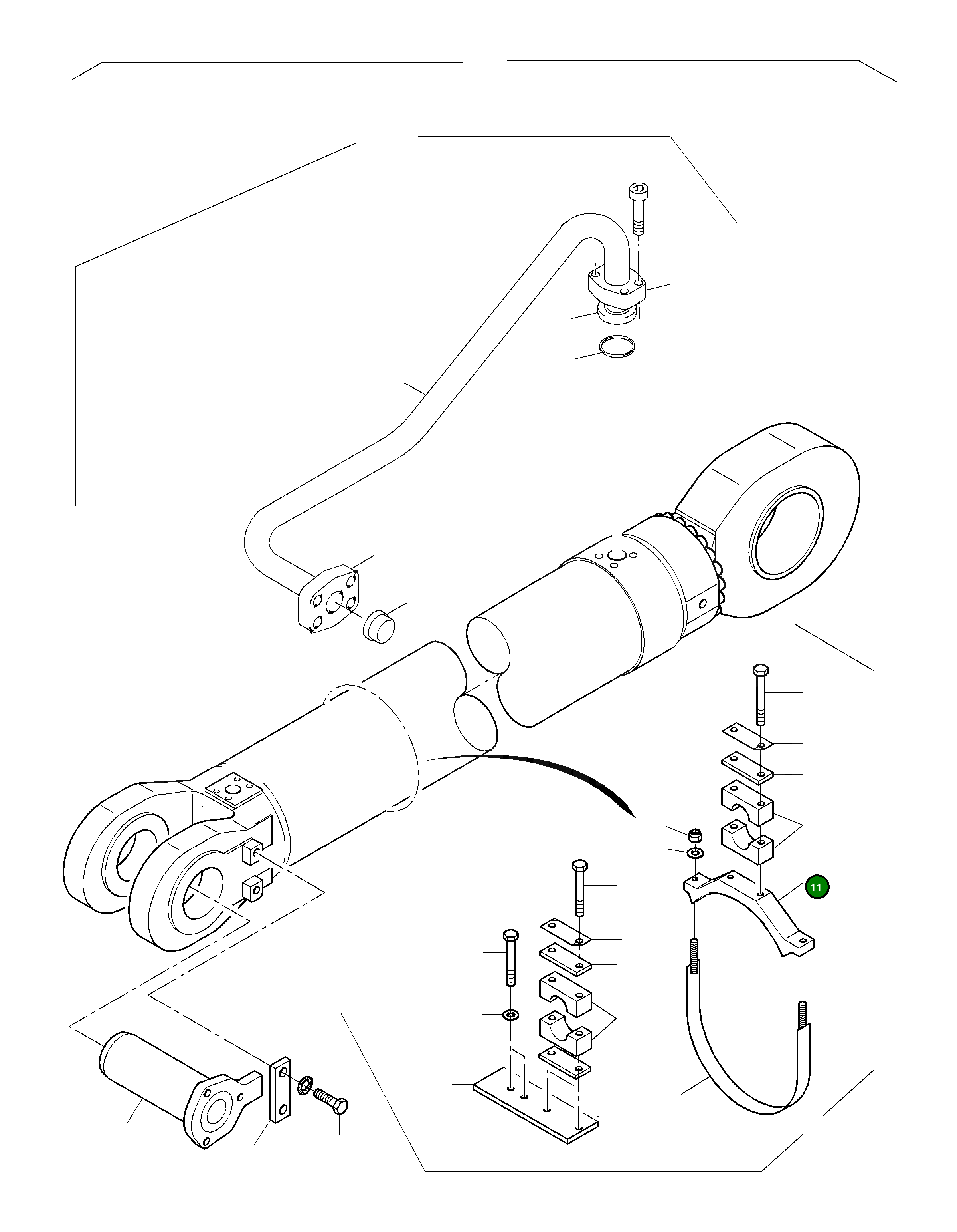 Фиксатор 924 914 40 Komatsu