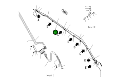 Трубка 206-70-K1090 Komatsu