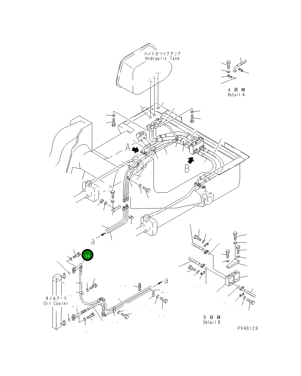 Трубка 145-62-54120 Komatsu