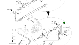 Труба 2140-1211A Komatsu