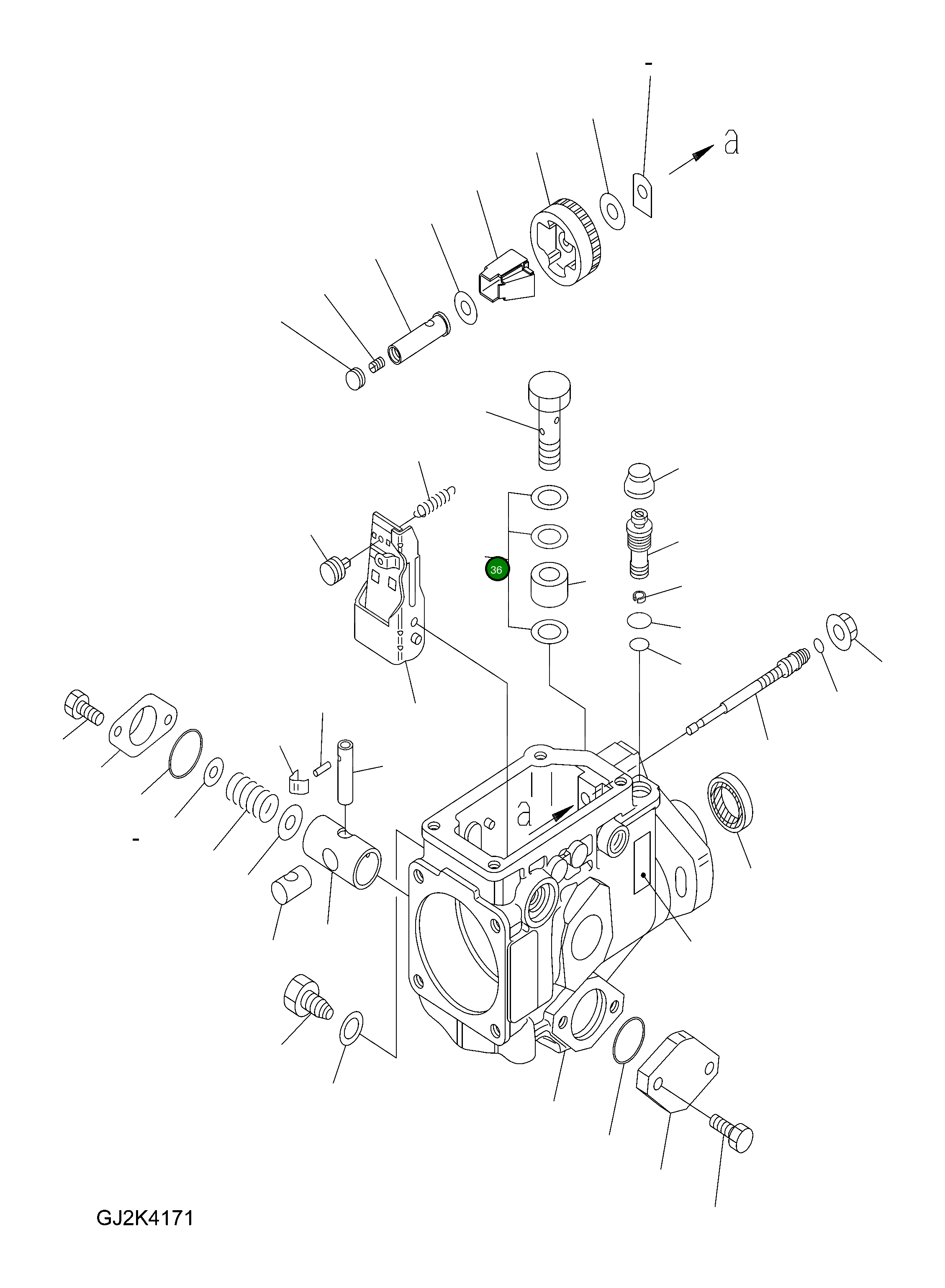 Уплотнение DK139512-0500 Komatsu