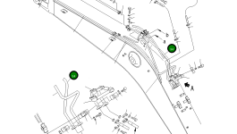 Трубка 22U-62-13180 Komatsu