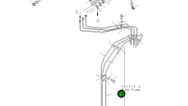 Трубка 427-70-24321 Komatsu