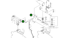 Трубка 21T-01-67291 Komatsu