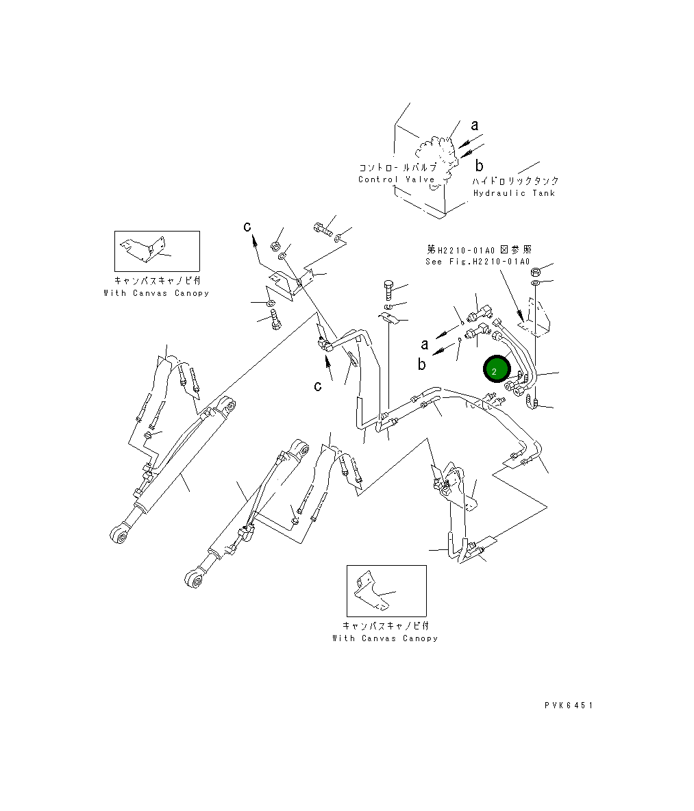 Трубка 113-62-41410 Komatsu