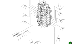 Трубка 208-70-K3830 Komatsu