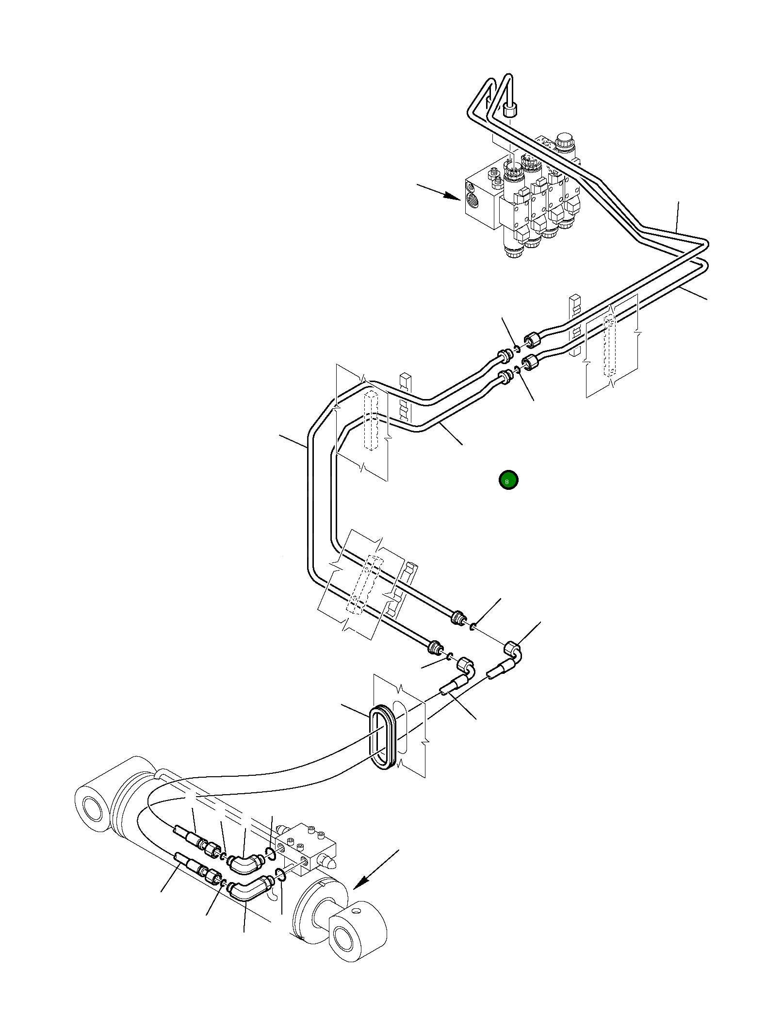 Труба 395-62-13143 Komatsu
