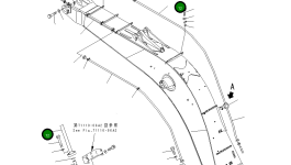 Трубка 209-62-78271 Komatsu