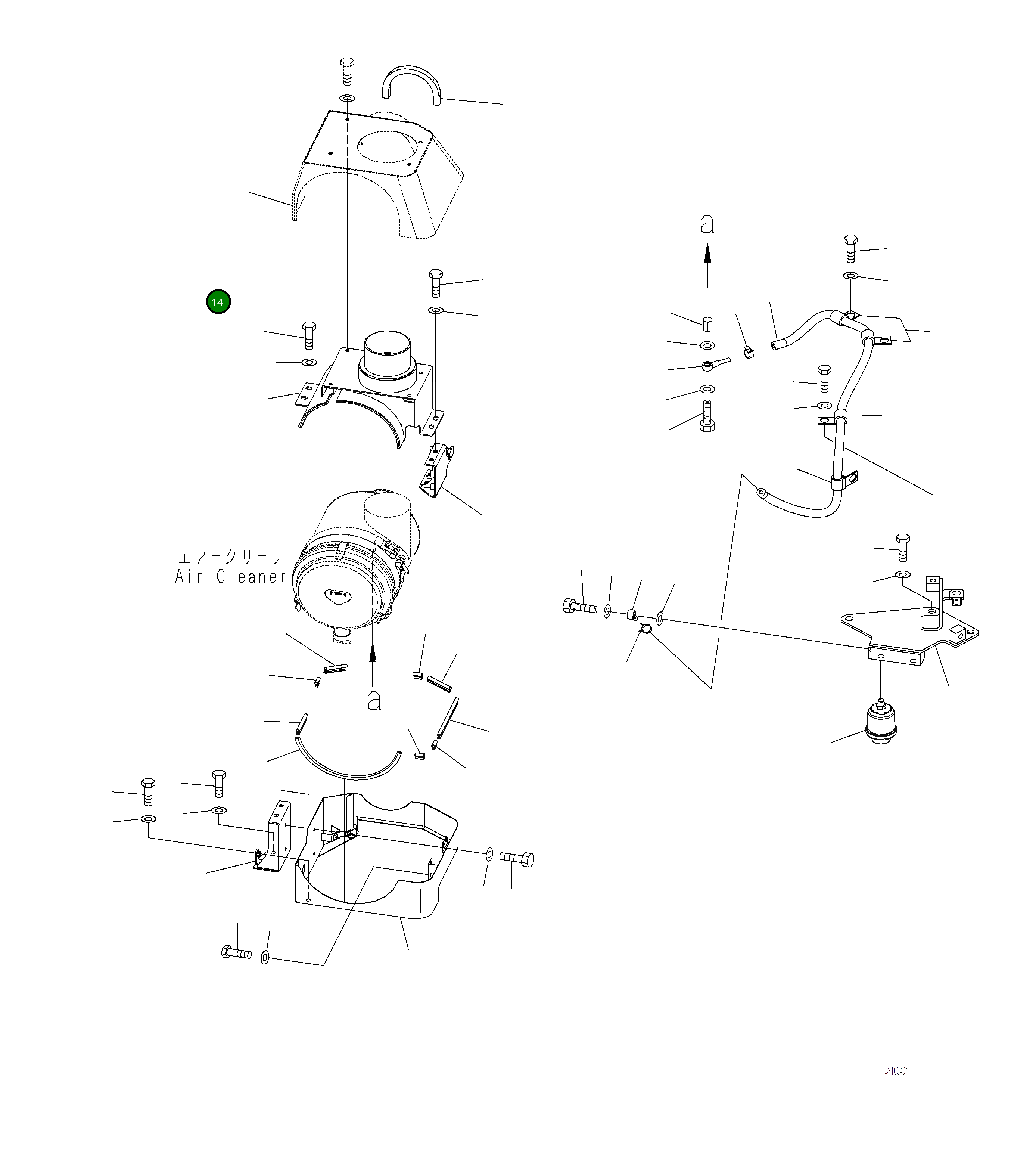 Уплотнение 23S-54-27950 Komatsu