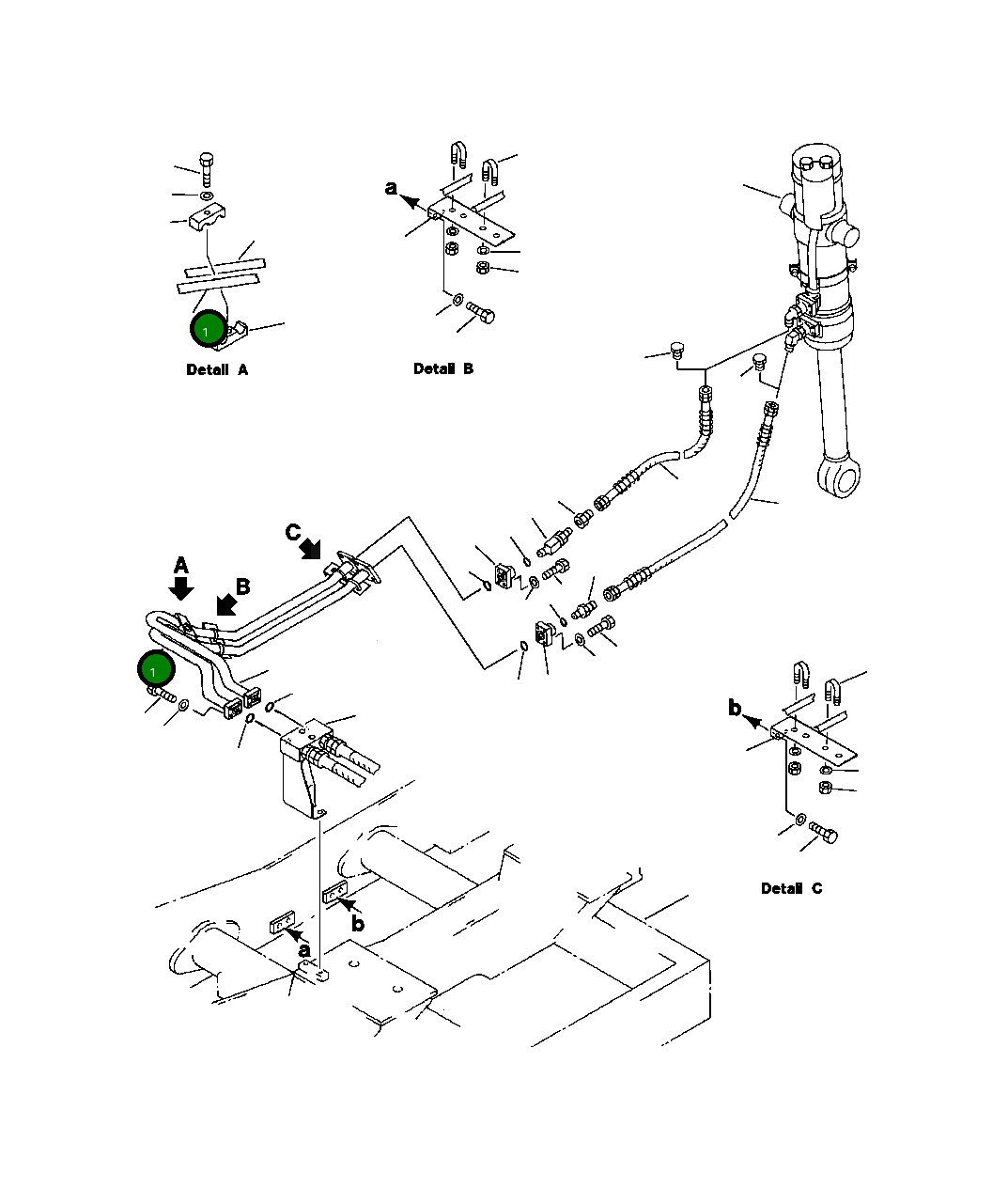 Трубка 209-62-52710 Komatsu