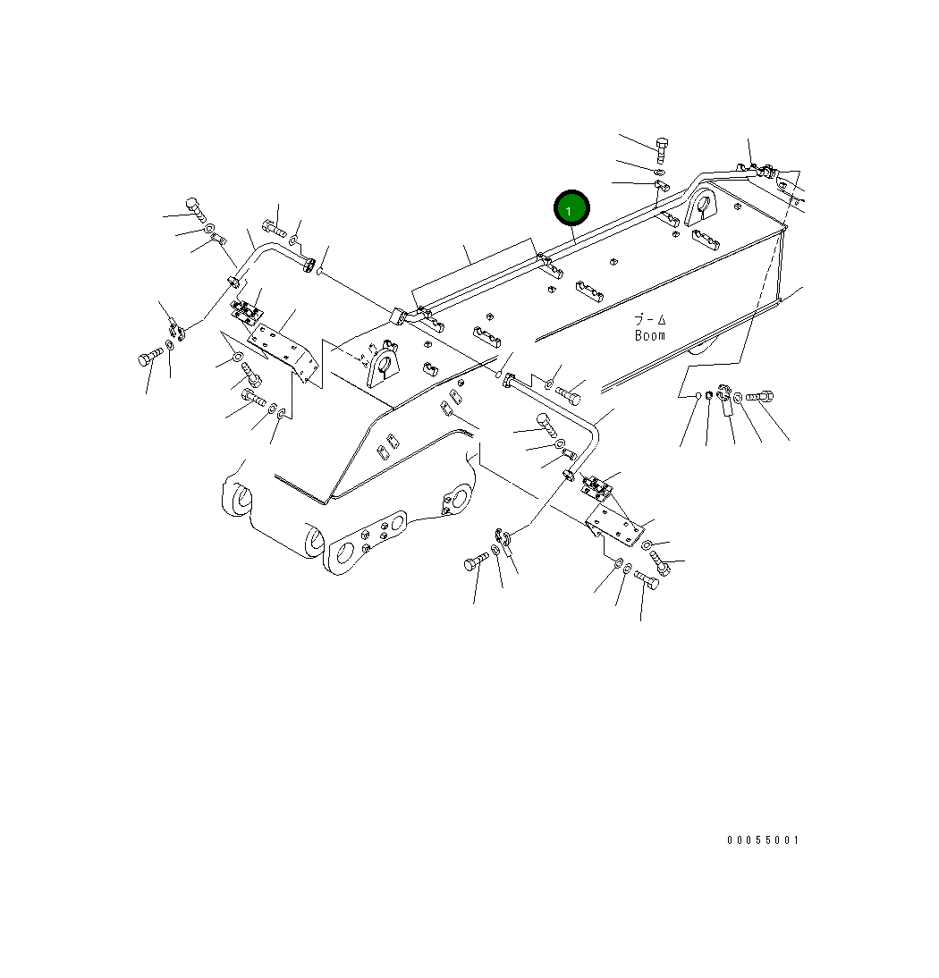 Трубка 208-72-71470 Komatsu