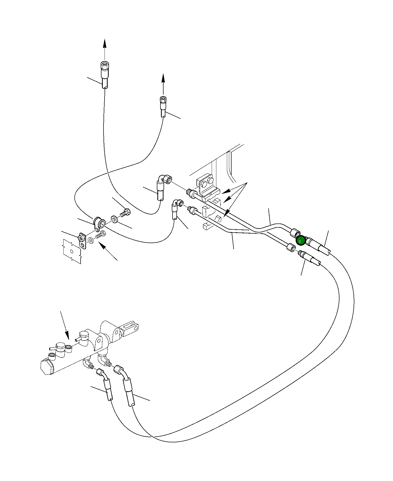 Труба 395-43-11221 Komatsu