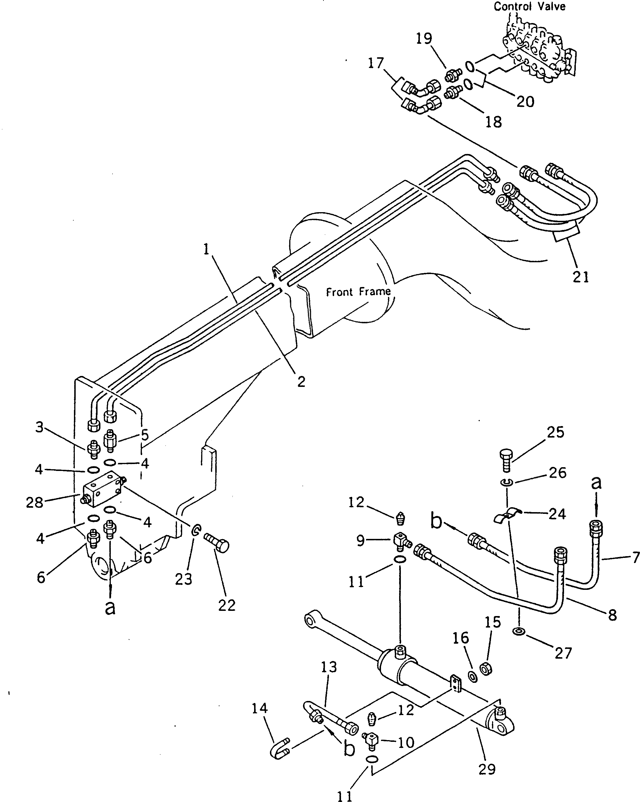 Трубка 232-60-68770 Komatsu