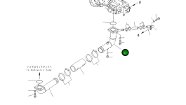 Трубка 208-62-62130 Komatsu