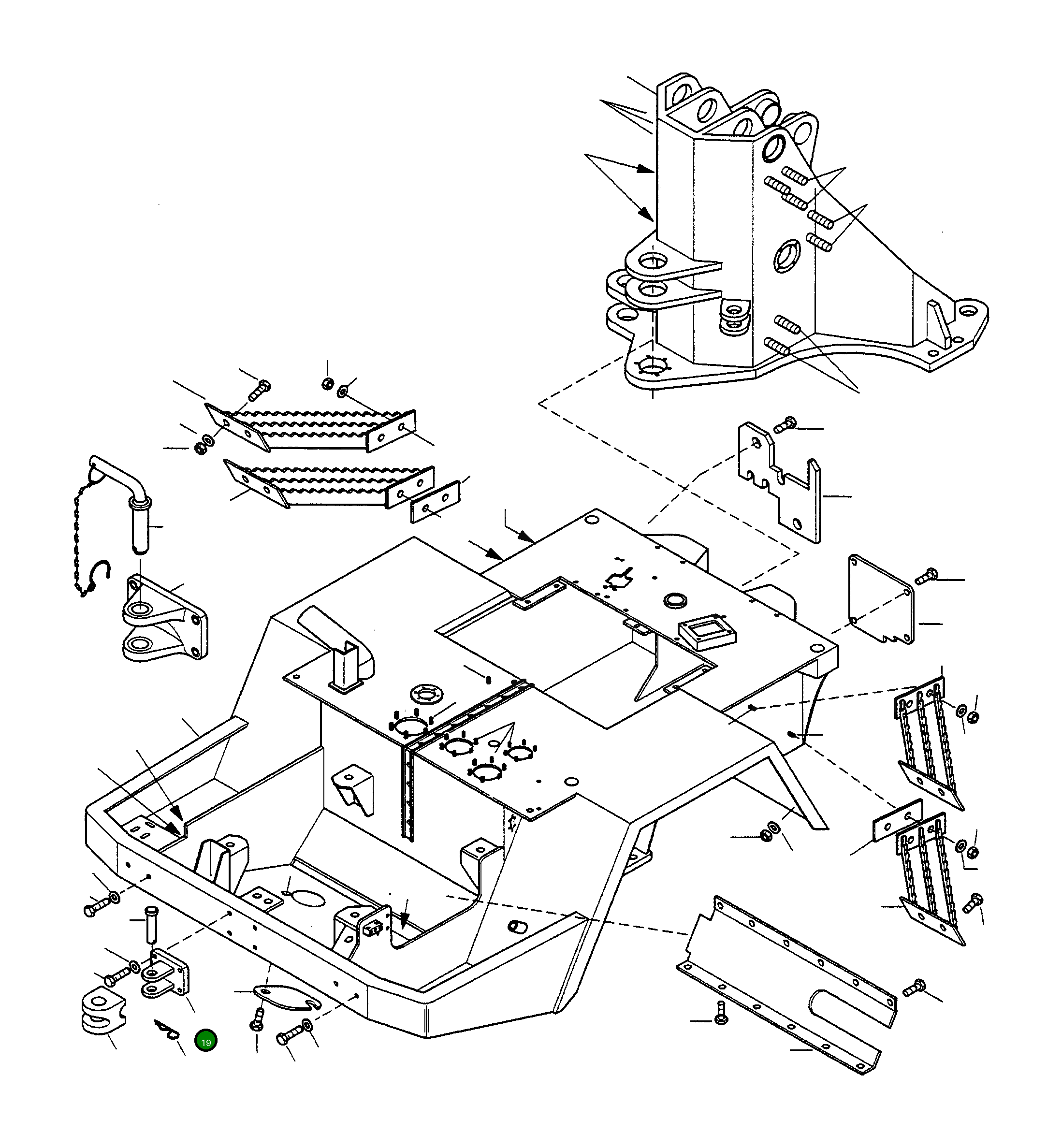 Сцепное устройство 2978646M1 Komatsu