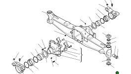 Тарельчатая пружинная шайба CA0128631 Komatsu
