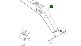 Стрела 20K-70-75123 Komatsu