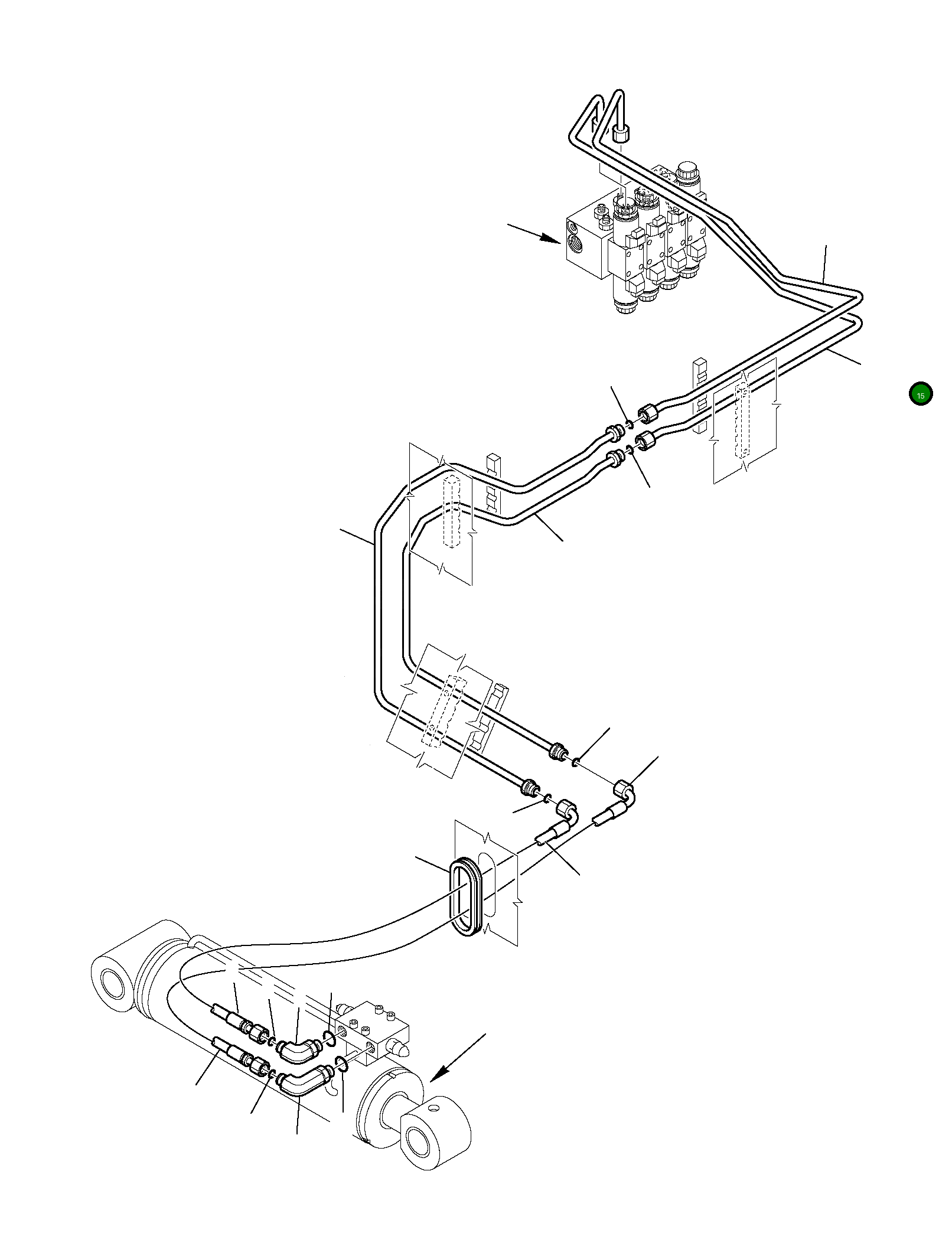 Труба 395-62-11742 Komatsu