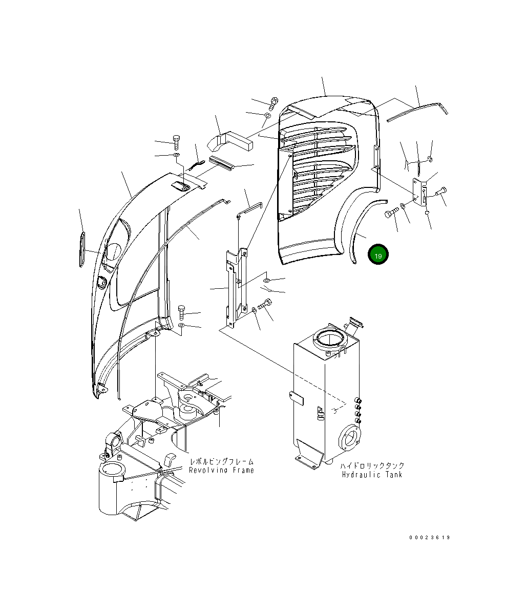 Уплотнение 22K-54-21680 Komatsu