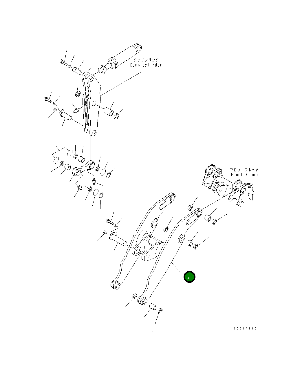 Стрела 426-857-2210 Komatsu