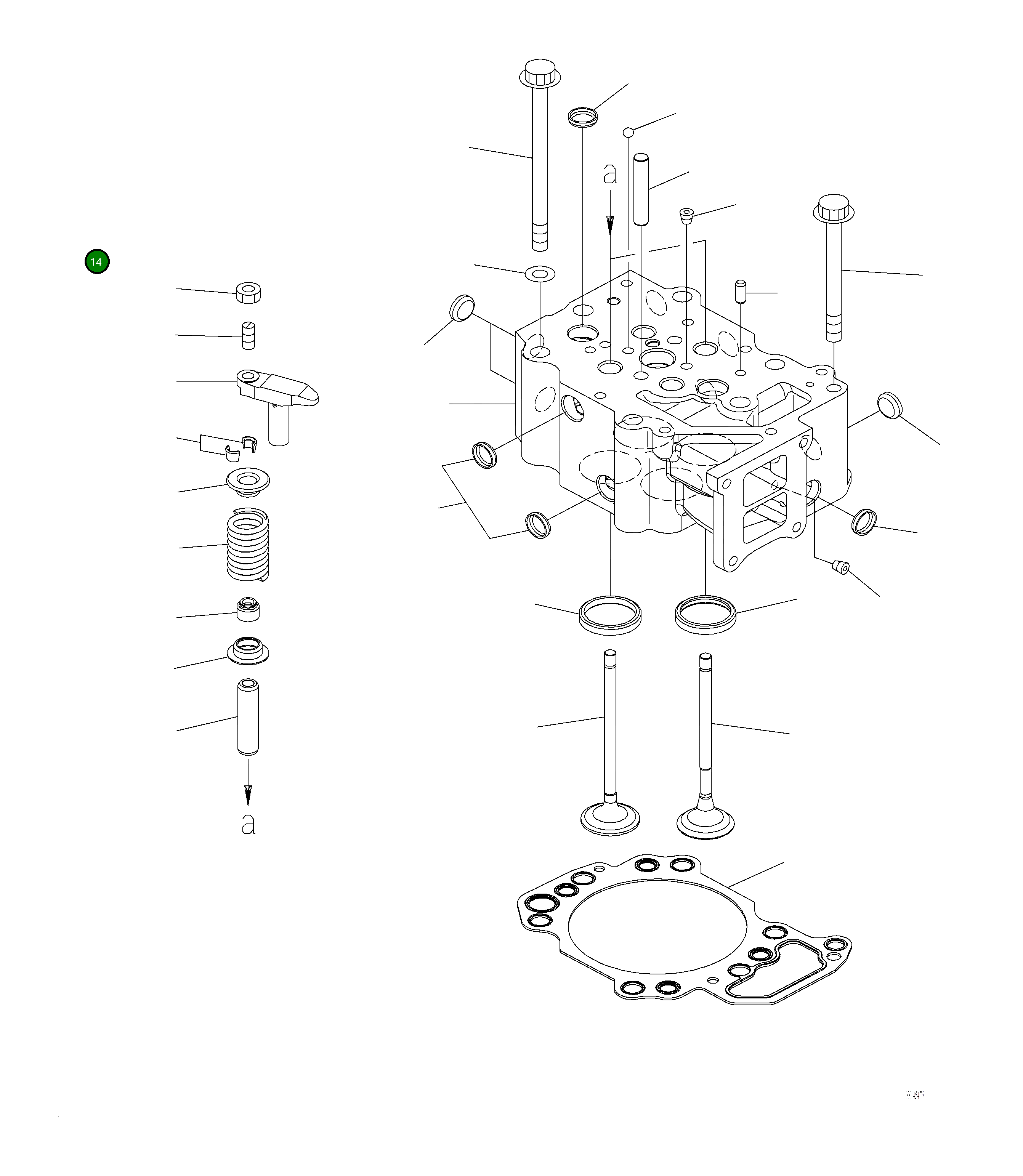Уплотнение 6252-41-4570 Komatsu
