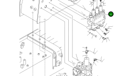 Управляющий клапан 709-63-11700 Komatsu
