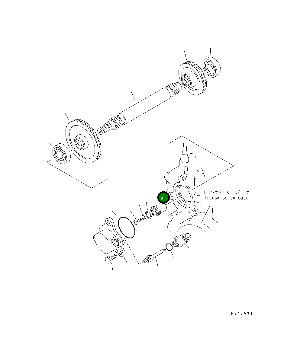 Червяк 714-11-14690 Komatsu