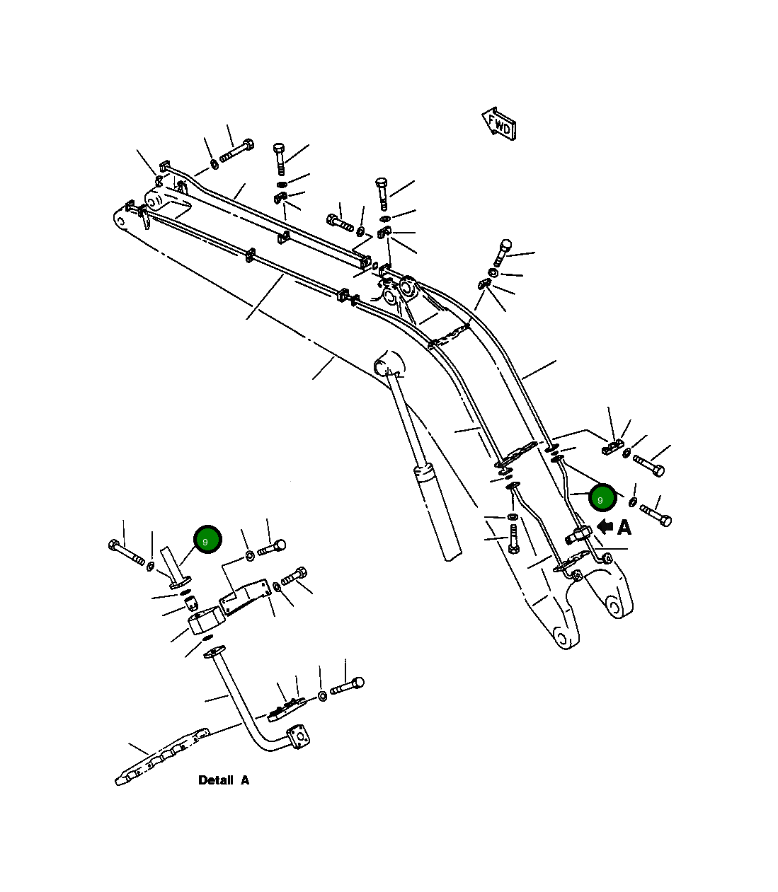 Трубка 209-62-58460 Komatsu