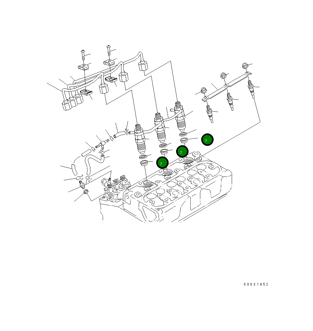 Уплотнение 460-800 Komatsu