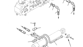 Труба 21D-62-13120 Komatsu