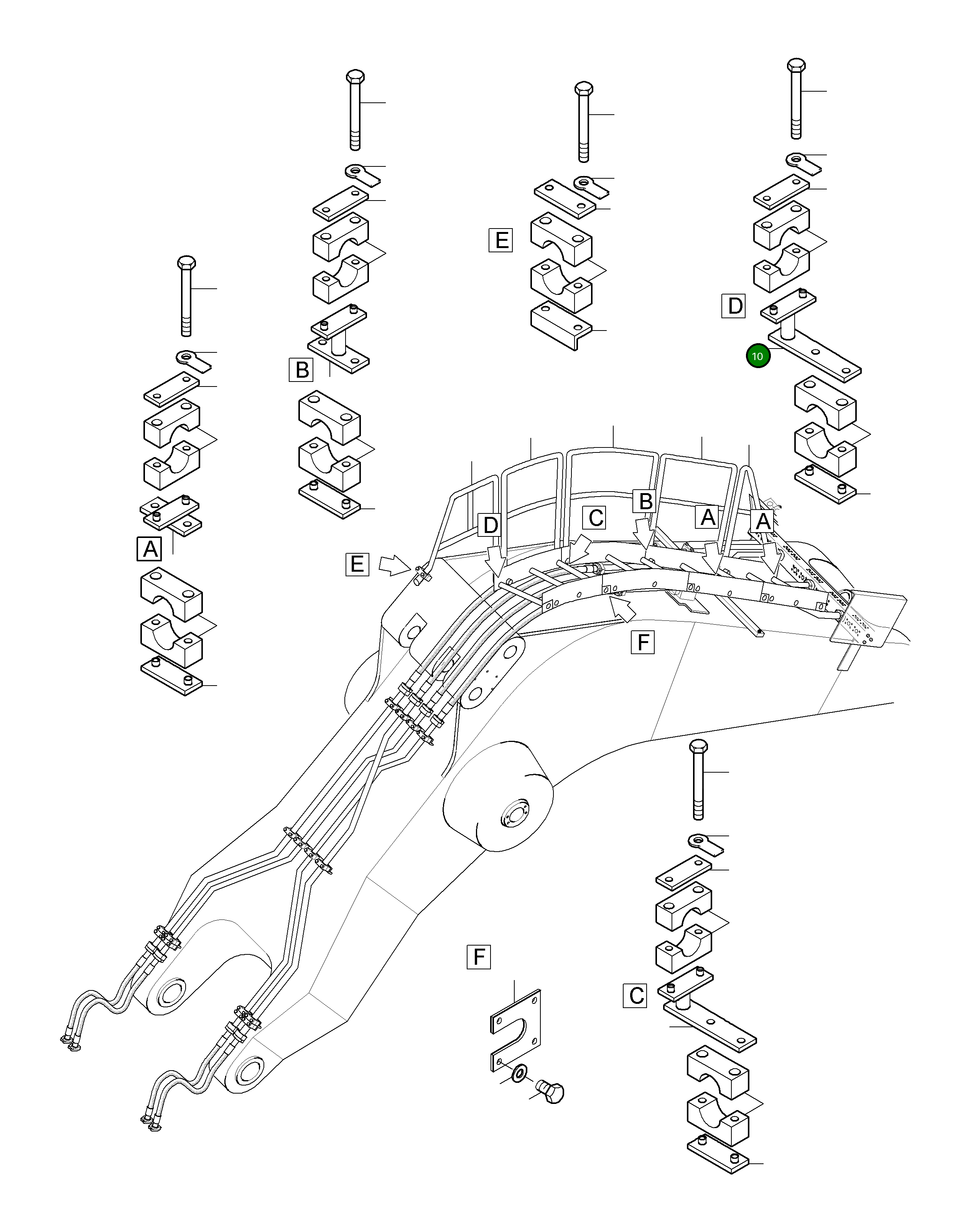 Фиксатор 937 669 40 Komatsu