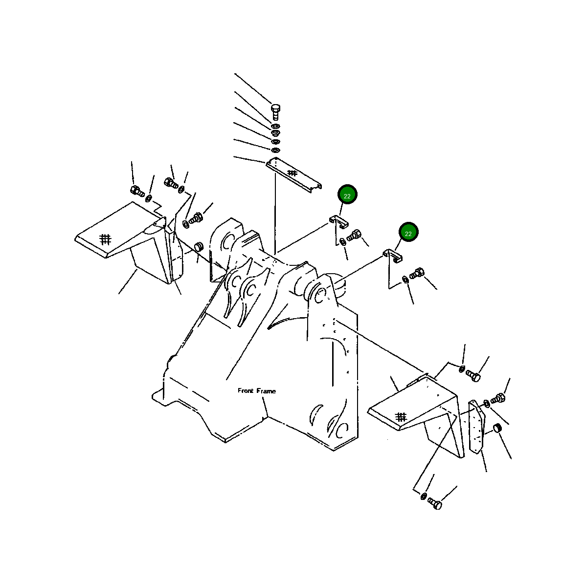 Ступень 427-54-12660 Komatsu