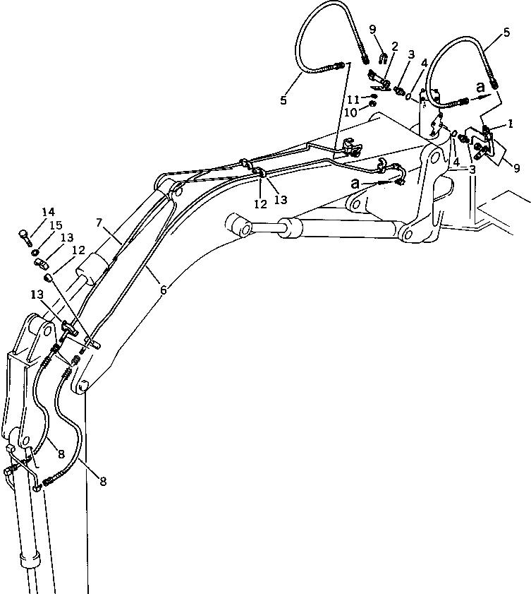 Трубка 202-62-58541 Komatsu