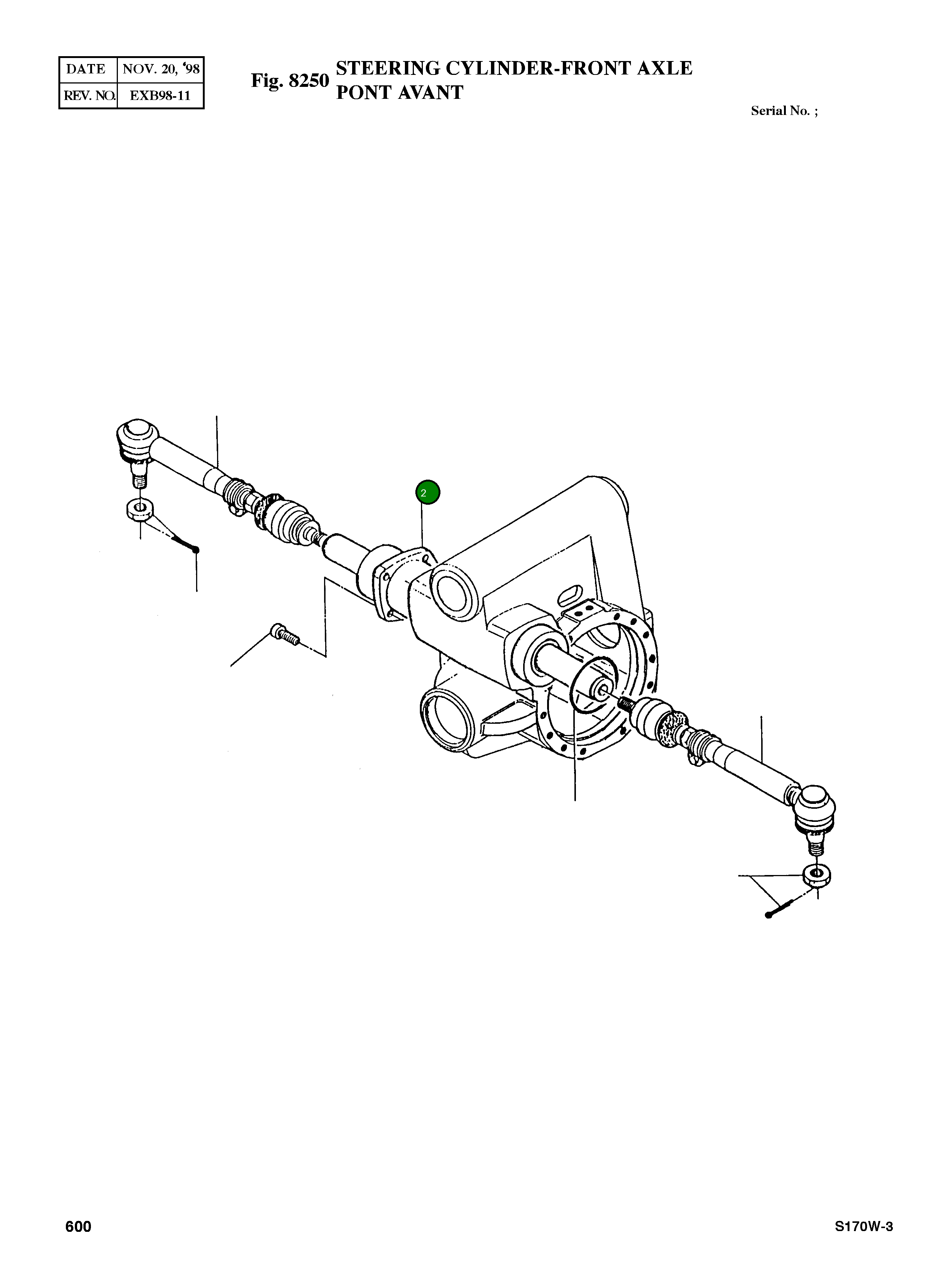 Цилиндр 276.24.620.01 Komatsu