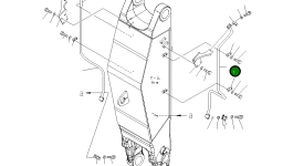 Трубка 208-72-72411 Komatsu