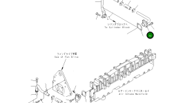 Трубка 6152-62-6520 Komatsu