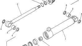 Цилиндр 232-67-32540 Komatsu