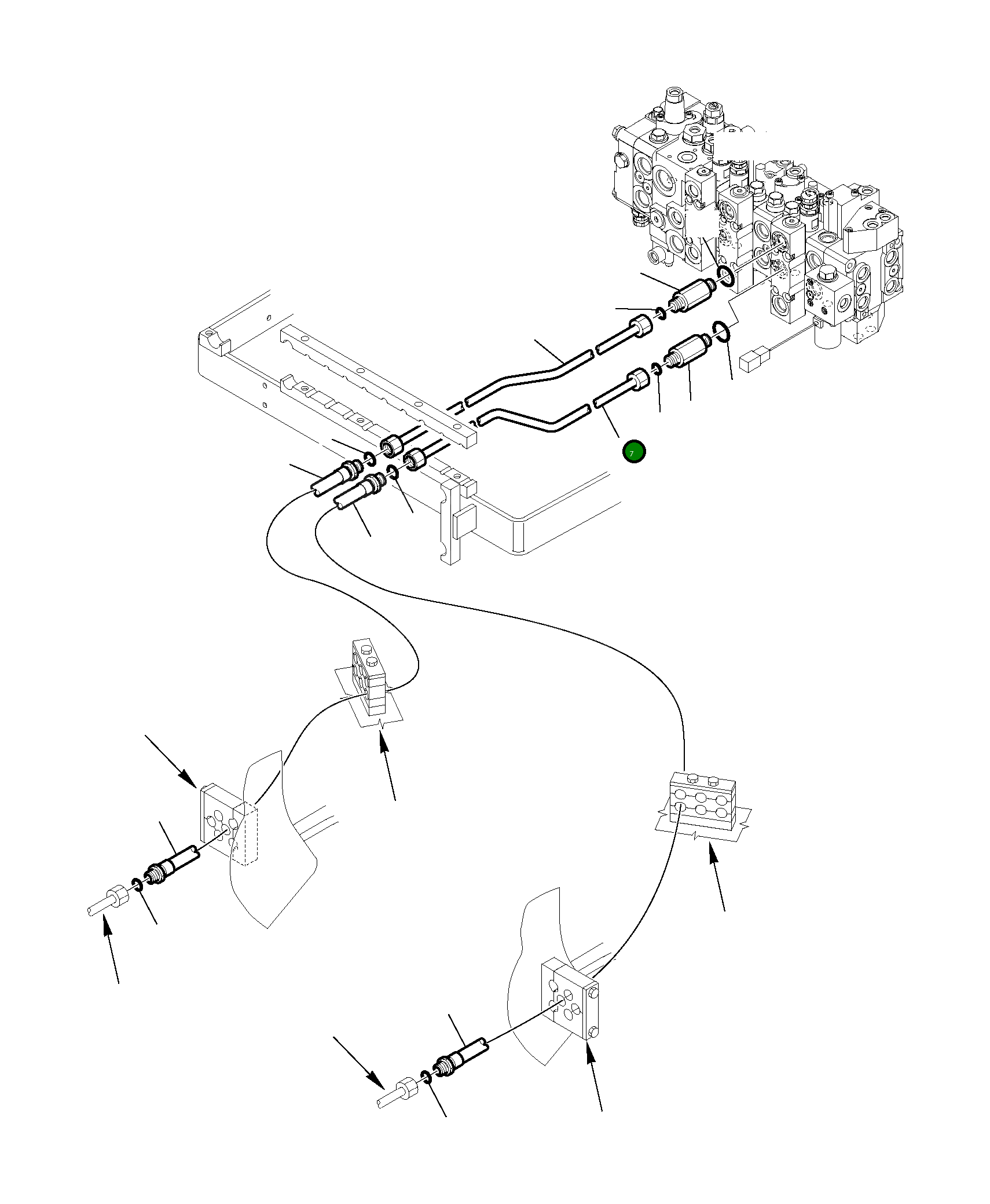 Труба 42N-62-14620 Komatsu