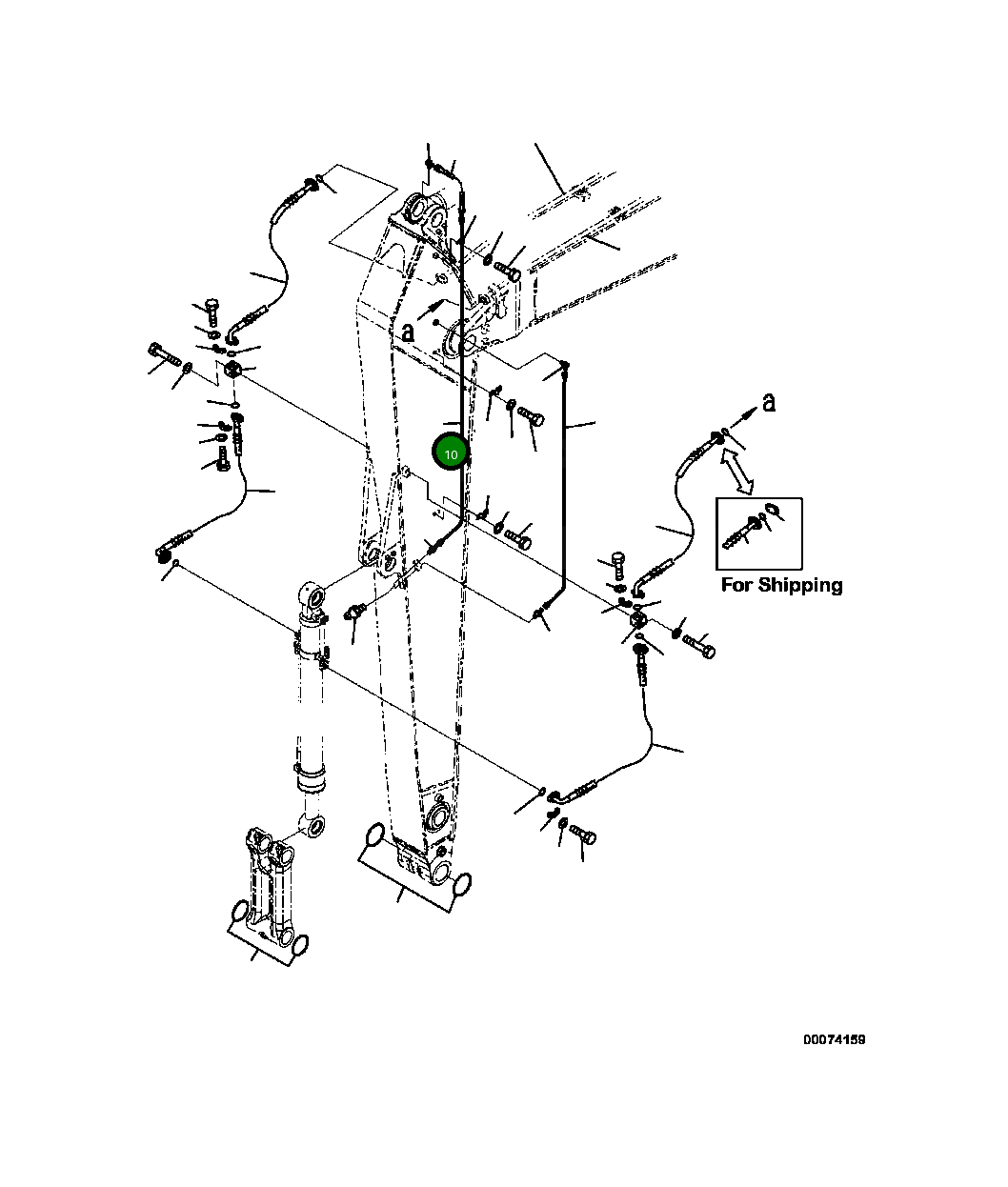 Трубка 208-70-42150 Komatsu