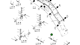 Трубка 2056235530 Komatsu