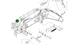 Трубка 208-62-64610 Komatsu