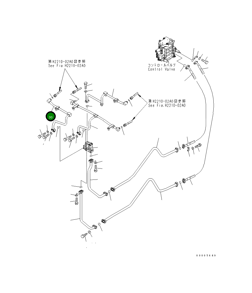 Трубка 14Z-62-36240 Komatsu
