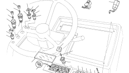 Указатель поворота 885151010 Komatsu